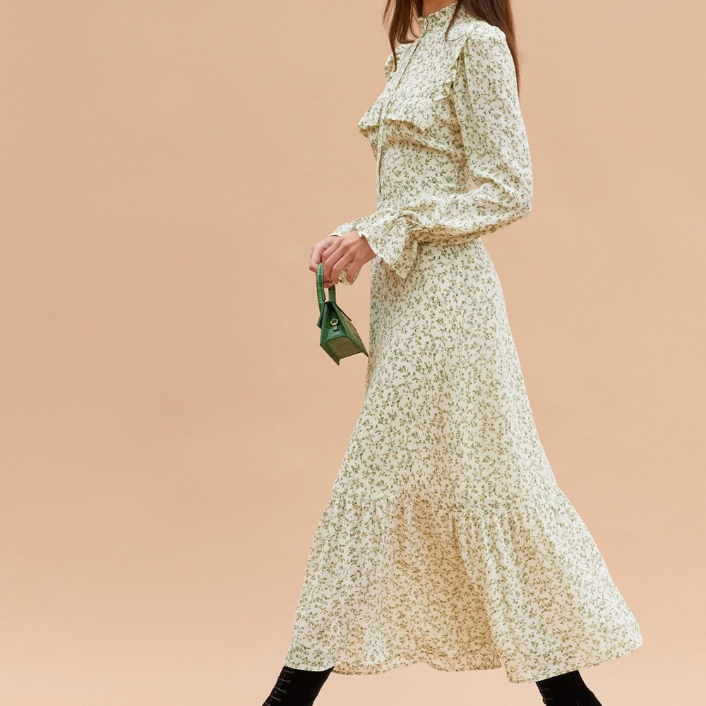 Reformation Hallie dress, Ivy, size 2